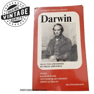 Vintage 1970s Darwin Norton Critical Edition Paperback